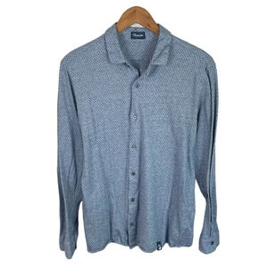BF1082 Mens Drumohr Italian Designer Button Down Shirt L